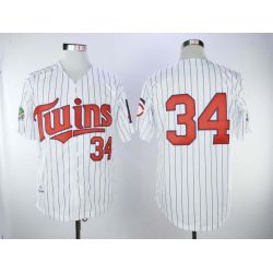 Cheap Kirby Puckett Twins Jersey From China White 1991 throwback #34