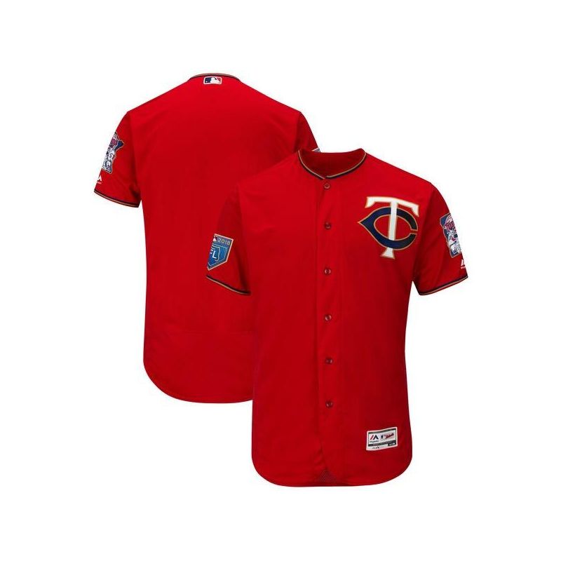 Cheap Minnesota Twins Jersey From China Blank Red Flex Base 2018 Spring Training