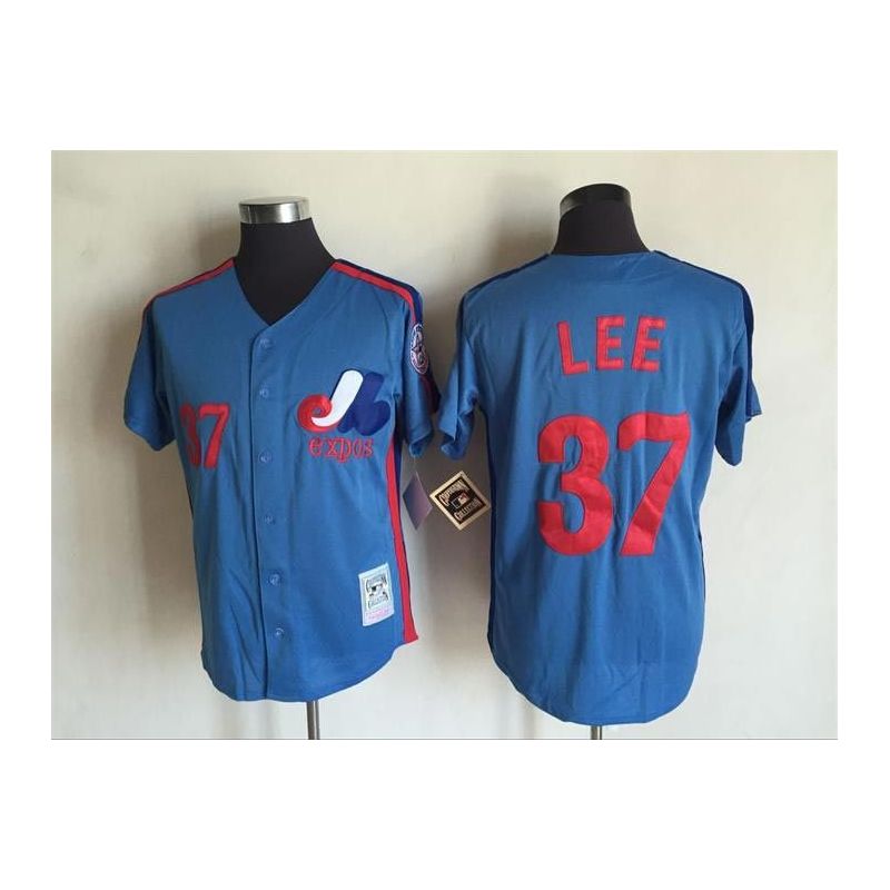 Cheap Bill Lee Expos Jersey From China Light Blue throwback #37