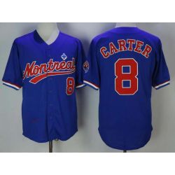 Cheap Gray Carter Expos Jersey From China Blue BP Throwback #8