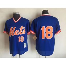 Cheap Darryl Strawberry Mets Jersey From China Blue throwback #18