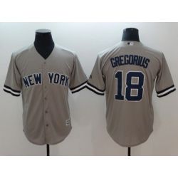 Cheap Didi Gregorius Yankees Jersey From China Grey Cool Base #18