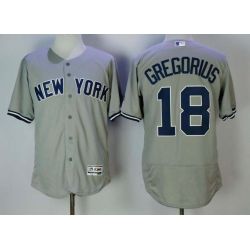 Cheap Didi Gregorius Yankees Jersey From China Grey Flex Base #18