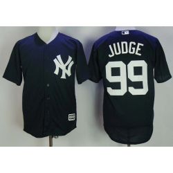 Cheap Aaron Judge Yankees Jersey From China Blue Cool Base #99