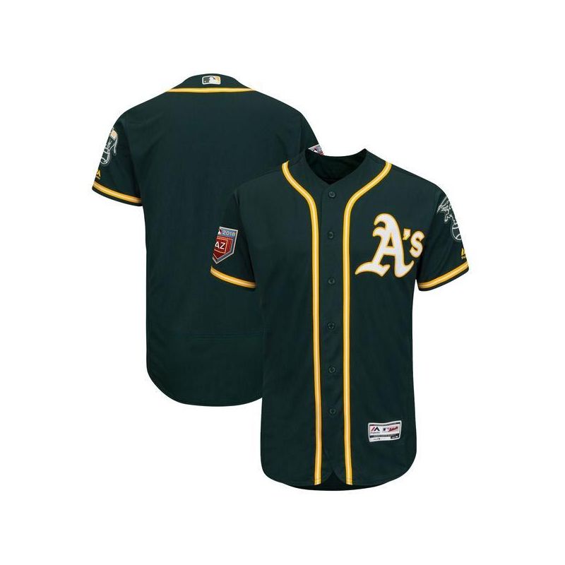 Cheap Oakland Athletics Jersey From China Blank Green Flex Base 2018 Spring Training