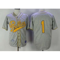 Cheap Chuck Klein Phillies Jersey From China HEMP Grey 1938 Throwback #1