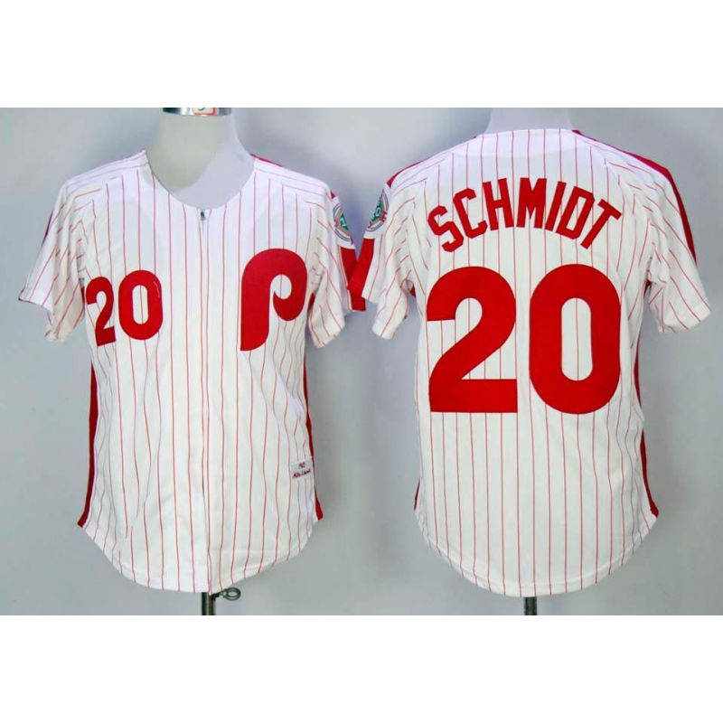 Cheap Mike Schmidt Phillies Jersey From China Red 1983 throwback #20