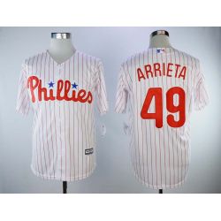 Cheap Jake Arrieta Phillies Jersey From China White Cool Base #49