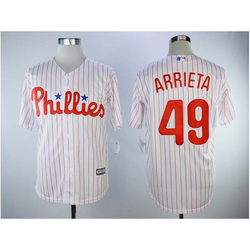 Cheap Jake Arrieta Phillies Jersey From China White Cool Base #49 Cheap Jake Arrieta Phillies Jersey From China White Cool Base #49