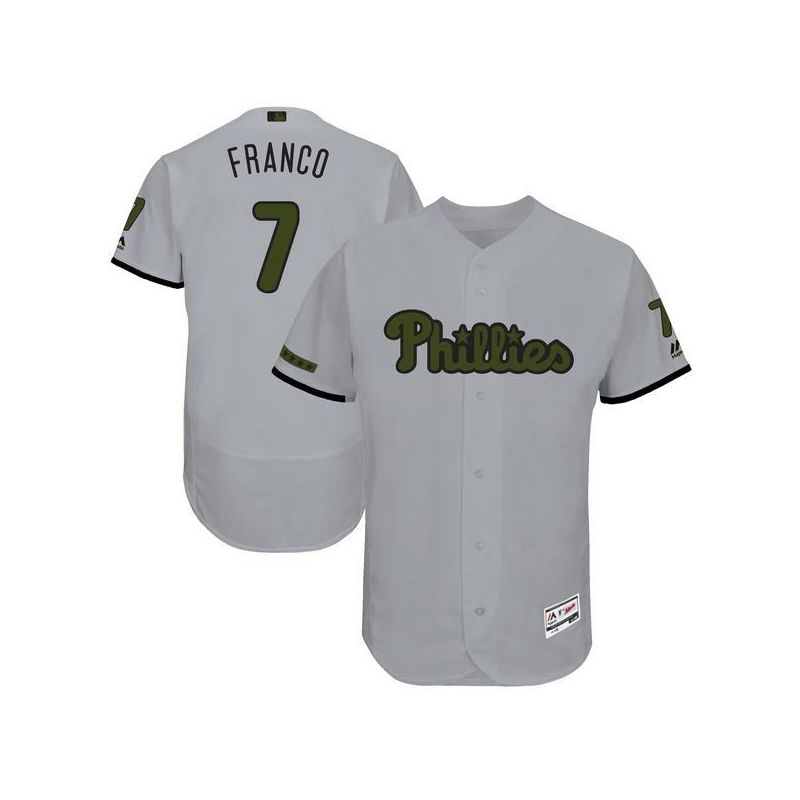 Cheap Maikel Franco Phillies Jersey From China Gray Memorial Day #7 Cheap Maikel Franco Phillies Jersey From China Gray Memorial Day #7