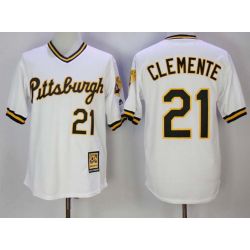 Cheap Roberto Clemente Pirates Jersey From China White 1990-1997 throwback pull over #21