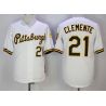 Cheap Roberto Clemente Pirates Jersey From China White 1990-1997 throwback #21