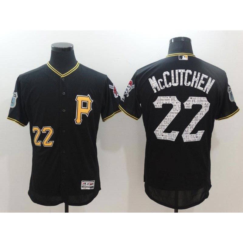 Cheap Andrew McCutchen Pirates Jersey From China Black 2017 Spring Training #22