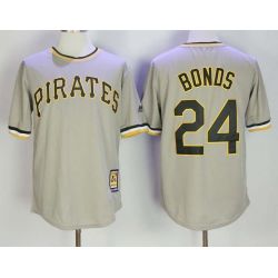 Cheap Barry Bonds Pirates Jersey From China Grey throwback #24