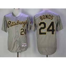 Cheap Barry Bonds Pirates Jersey From China Grey turn back the clock #24