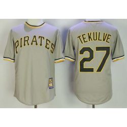 Cheap Kent Tekulve Pirates Jersey From China Grey throwback #27