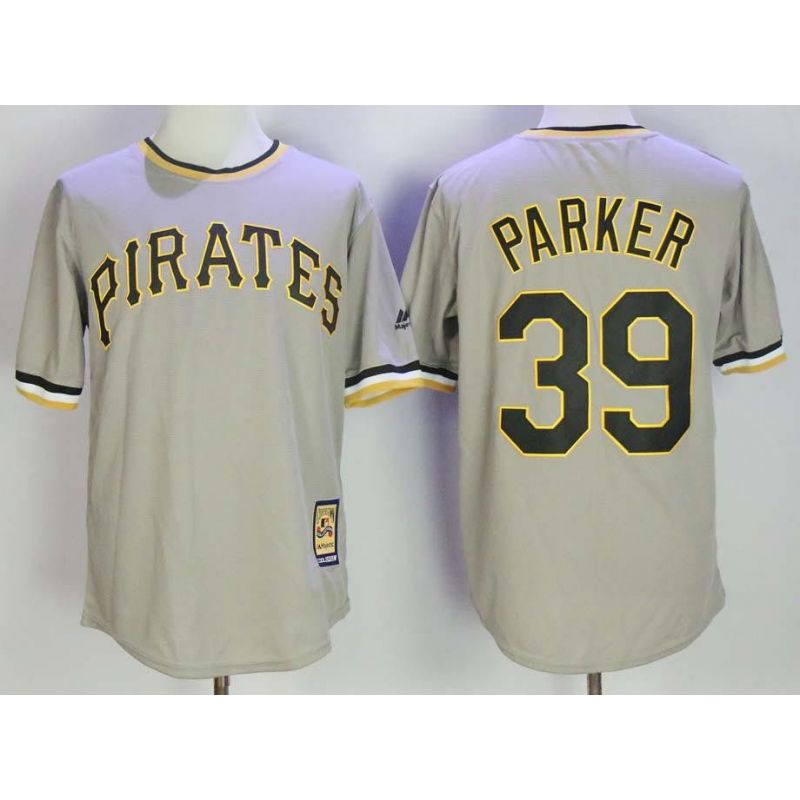 Cheap Paeker Pirates Jersey From China Grey throwback #39