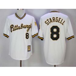 Cheap Willie Stargell Pirates Jersey From China White 1990-1997 throwback pull over #8