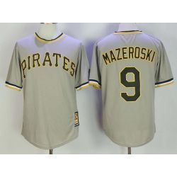 Cheap Bill Mazeroski Pirates Jersey From China Grey throwback #9