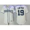 Cheap Tony Gwynn Padres Jersey From China White Flex Base #19