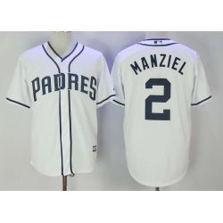 Cheap Johnny Manziel Padres Jersey From China White Cool Base #2