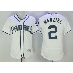 Cheap Johnny Manziel Padres Jersey From China White Flex Base #2