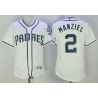 Cheap Johnny Manziel Padres Jersey From China White Flex Base #2