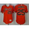 Cheap Barry Bonds Giants Jersey From China Orange Pullover Flex Base #25