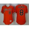 Cheap Hunter Pence Giants Jersey From China Orange pullover Flex Base #8