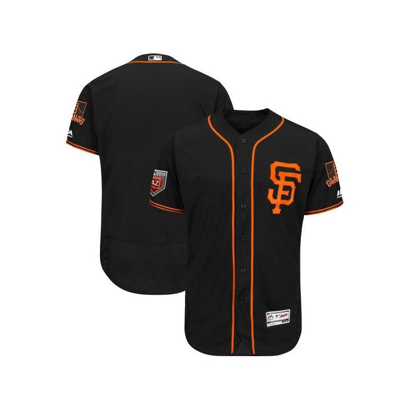 Cheap Giants Jersey From China Blank Black Flex Base 2018 Spring Training