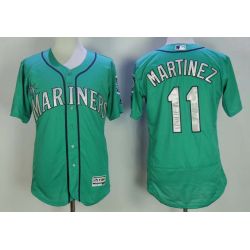 Cheap Edgar iMartinez Mariners Jersey From China Green Flex Base #11