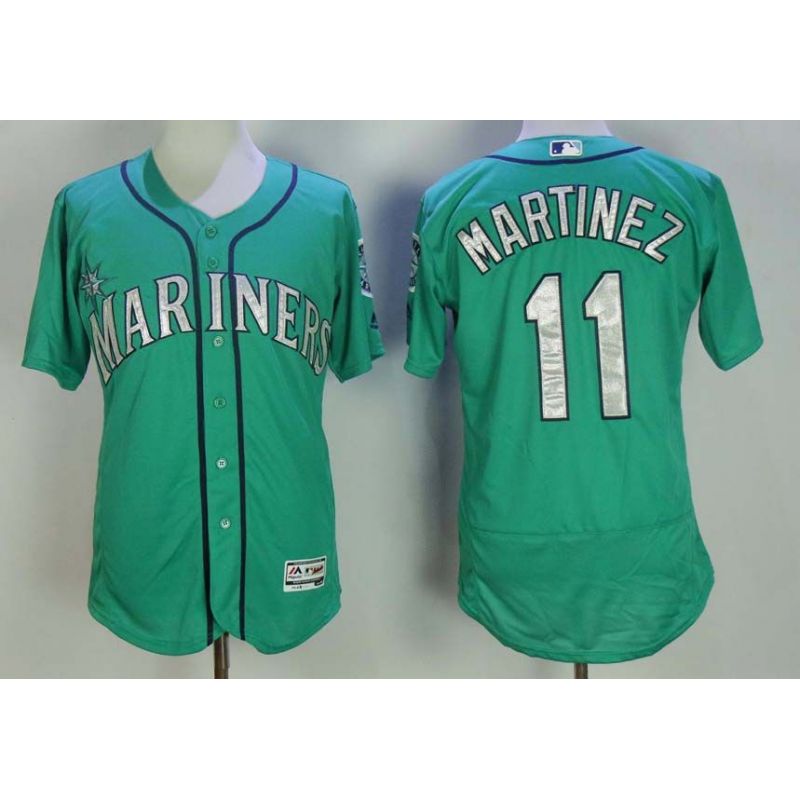 Cheap Edgar Martinez Mariners Jersey From China Green Flex Base #11