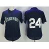 Cheap Ken Griffey Jr Mariners Jersey From China Blue BP throwback #24