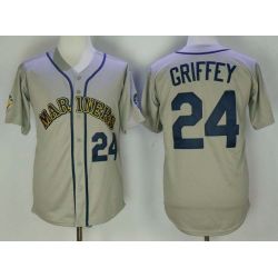 Cheap Ken Griffey Jr Mariners Jersey From China Grey throwback #24
