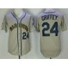 Cheap Ken Griffey Jr Mariners Jersey From China Grey throwback #24