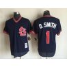 Cheap Ozzie Smith Cardinals Jersey From China Navy throwback #1