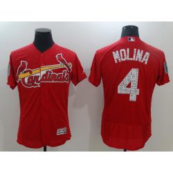 Cheap Yadier Molina Cardinals Jersey From China Red 2017 Spring Training #4