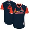 Cheap Yadier Molina Nickname YADI Cardinals Jersey From China Little League Weekend #4