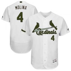 Cheap Yadier Molina Cardinals Jersey From China White Memorial Day #4