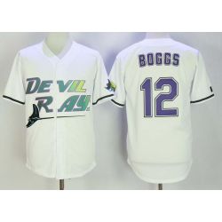 Cheap Wade Boggs Rays Jersey From China White throwback #12