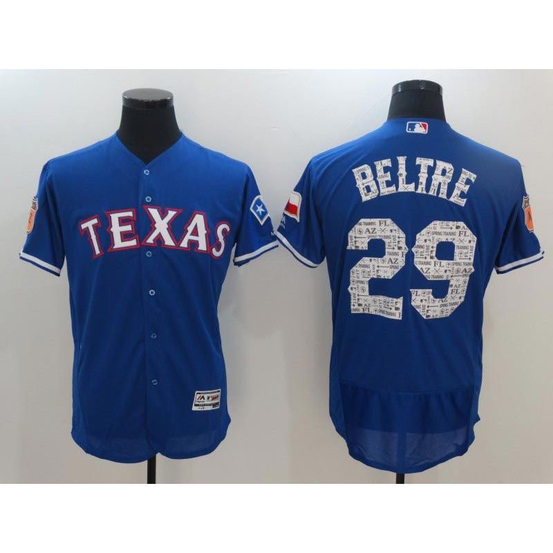 Cheap Adrian Beltre Rangers Jersey From China Blue 2017 Spring Training #29 Cheap Adrian Beltre Rangers Jersey From China Blue 2017 Spring Training #29