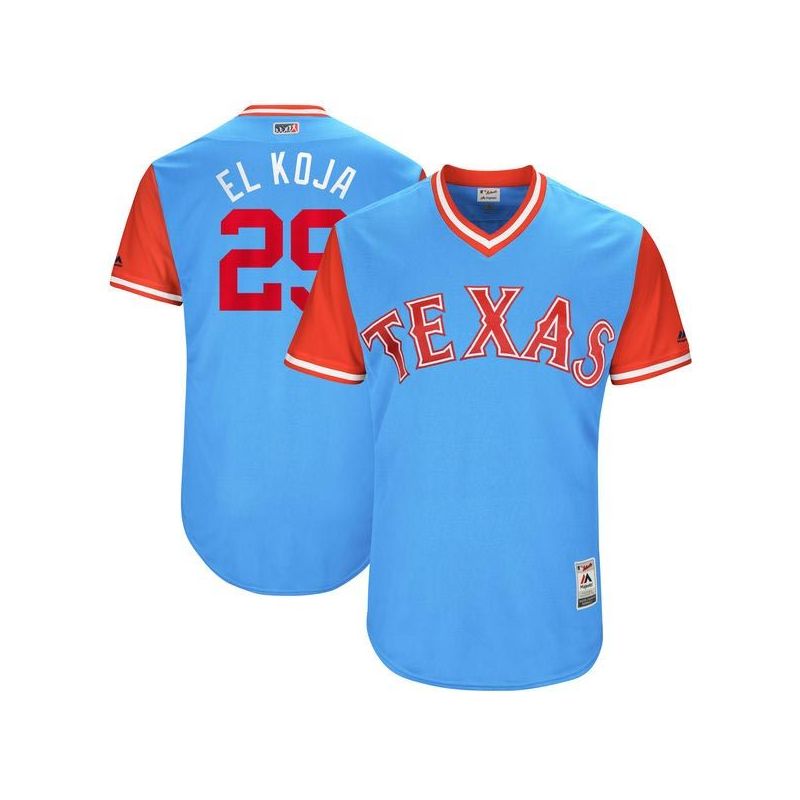 Cheap Adrian Beltre Nickname EL KOJA Rangers Jersey From China Little League Weekend #29 Cheap Adrian Beltre Nickname EL KOJA Rangers Jersey From China Little League Weekend #29