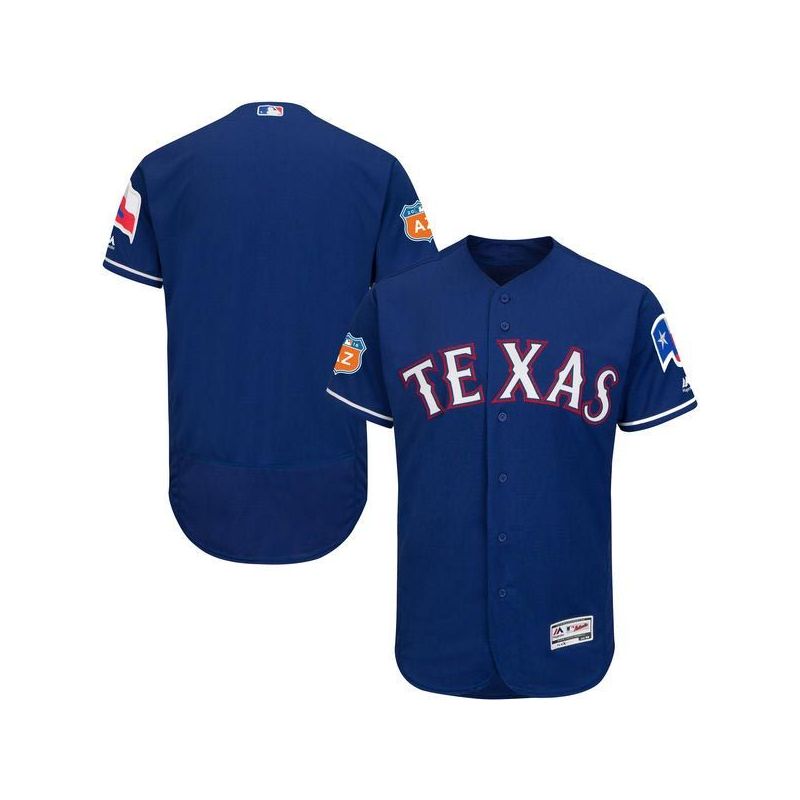 Cheap Texas Rangers Jersey From China Blank Blue 2017 Spring Training