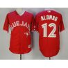 Cheap Roberto Alomar Blue Jays Jersey From China Red Cool Base #12