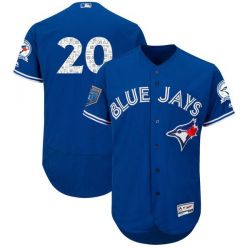 Cheap Josh Donaldson Blue Jays Jersey From China Blue Flex Base 2018 Spring Training #20