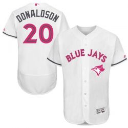 Cheap Josh Donaldson Blue Jays Jersey From China White Mothers Day #20