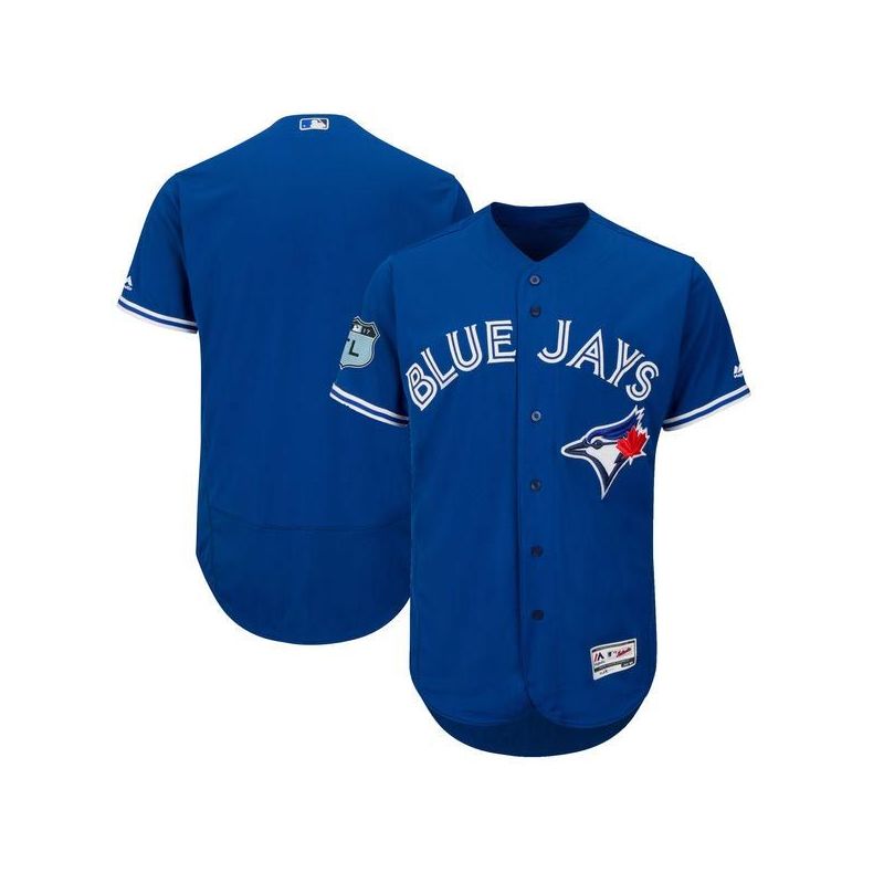 Cheap Toronto Blue Jays Jersey From China Blank Blue 2017 Spring Training