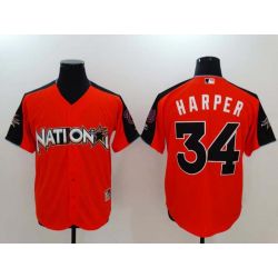 Cheap Bryce Harper Nationals Jersey From China Orange 2017 All Star #34