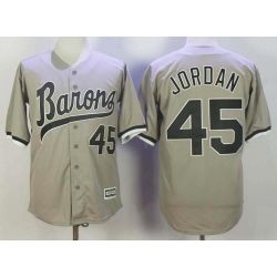 Cheap Michael Jordan Birmingham Barons Jersey From China Grey #45