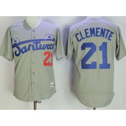 Cheap Roberto Clemente Cangrejeros de Santurce Jersey From China Grey #21
